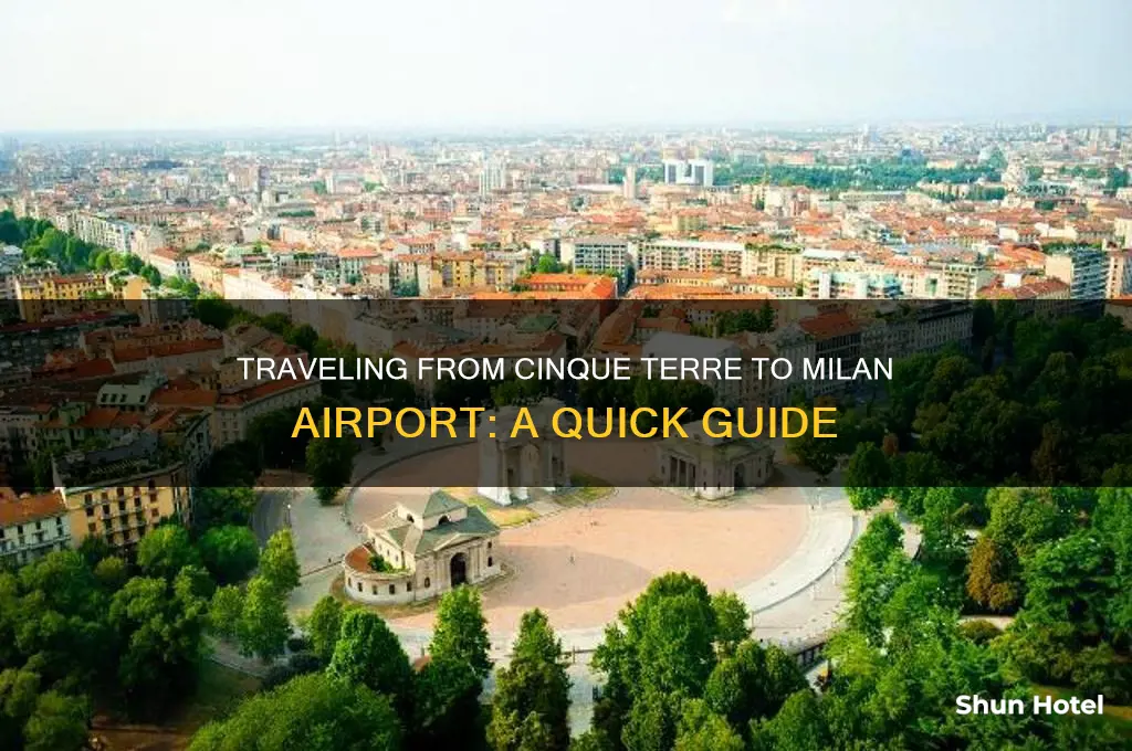 how to get from cinque terre to milan airport