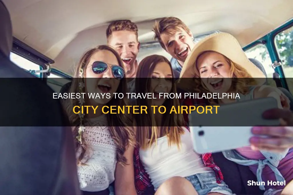 how to get from city center to philadelphia airport