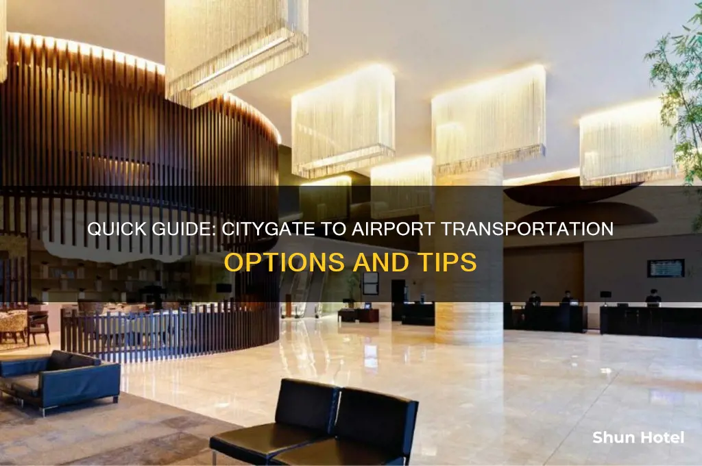 how to get from citygate to airport