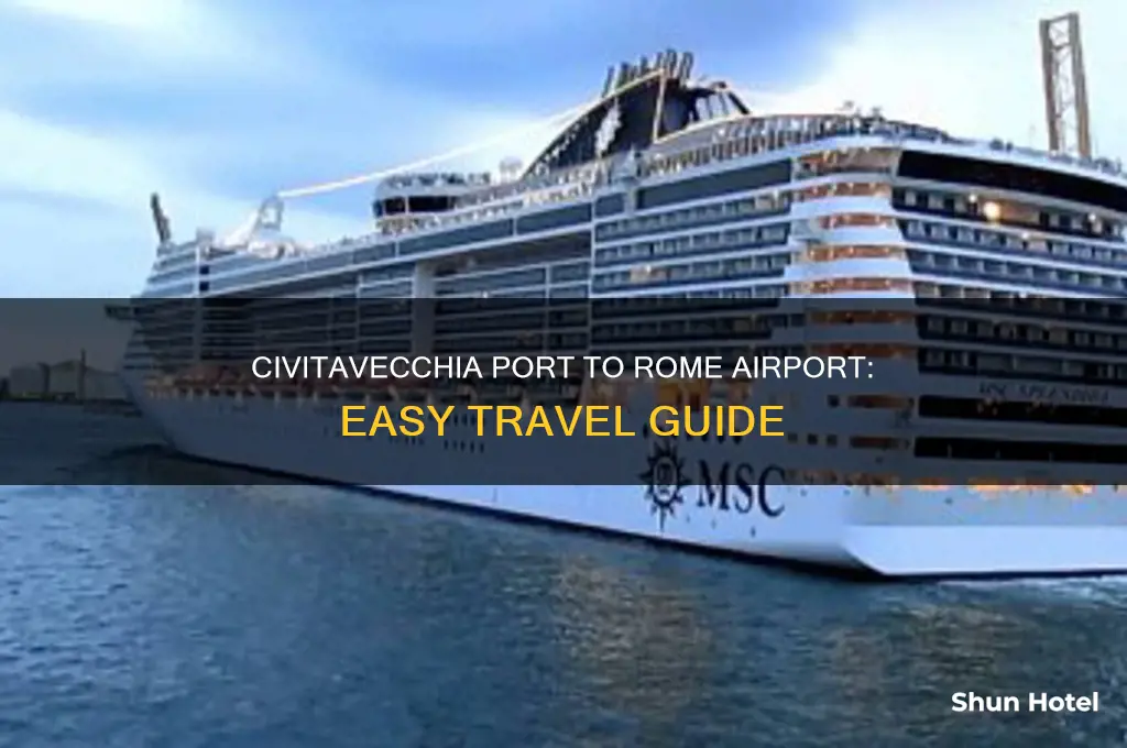 how to get from civitavecchia port to rome airport