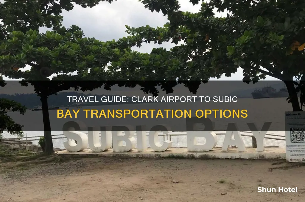 how to get from clark airport to subic bay