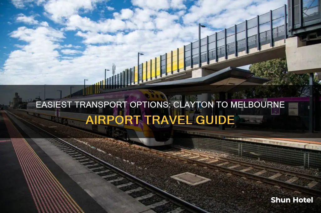 how to get from clayton to melbourne airport