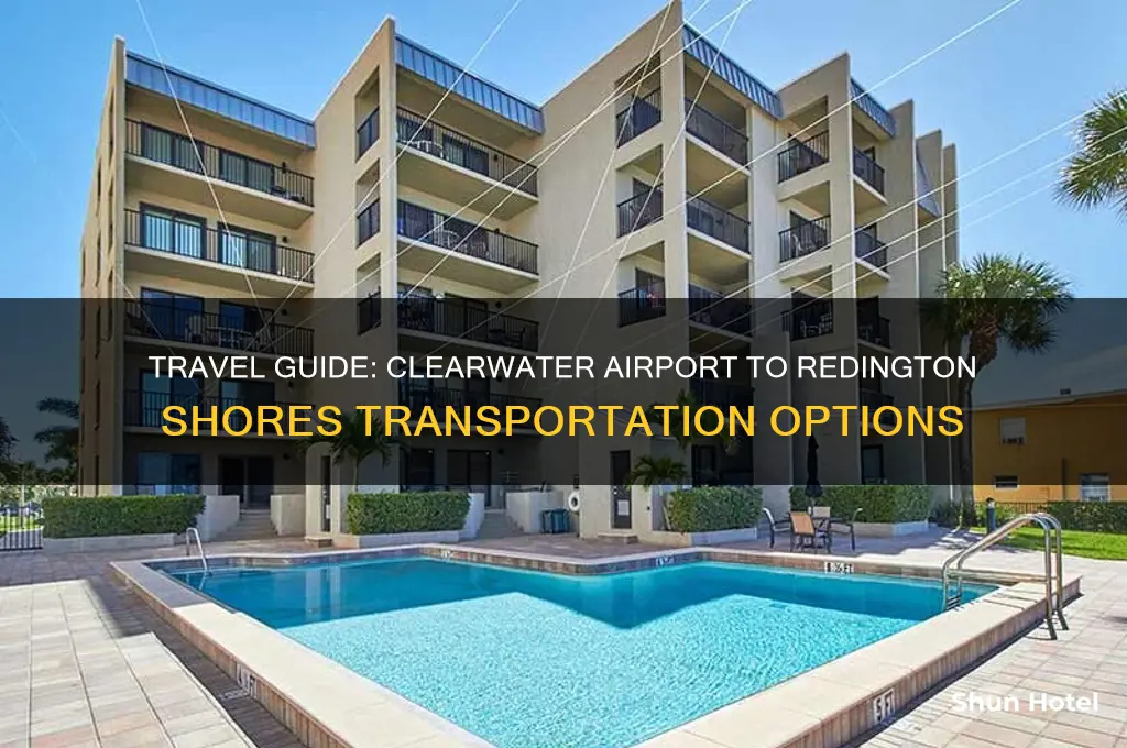 how to get from clearwater airport to redington shores