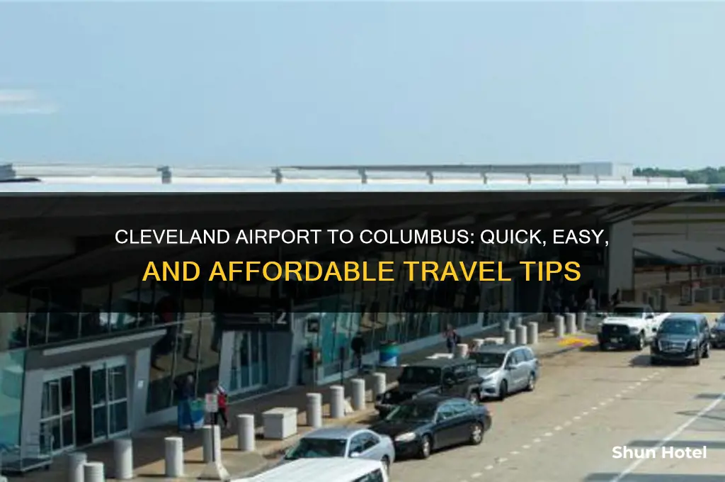 how to get from cleveland airport to columbus