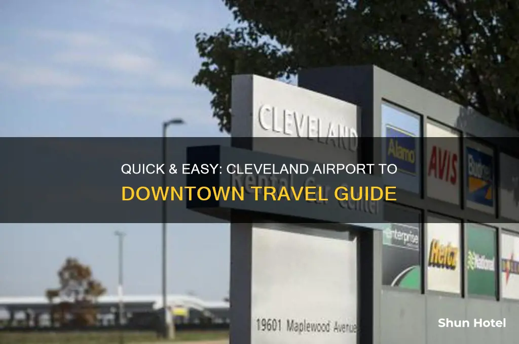 how to get from cleveland airport to downtown cleveland