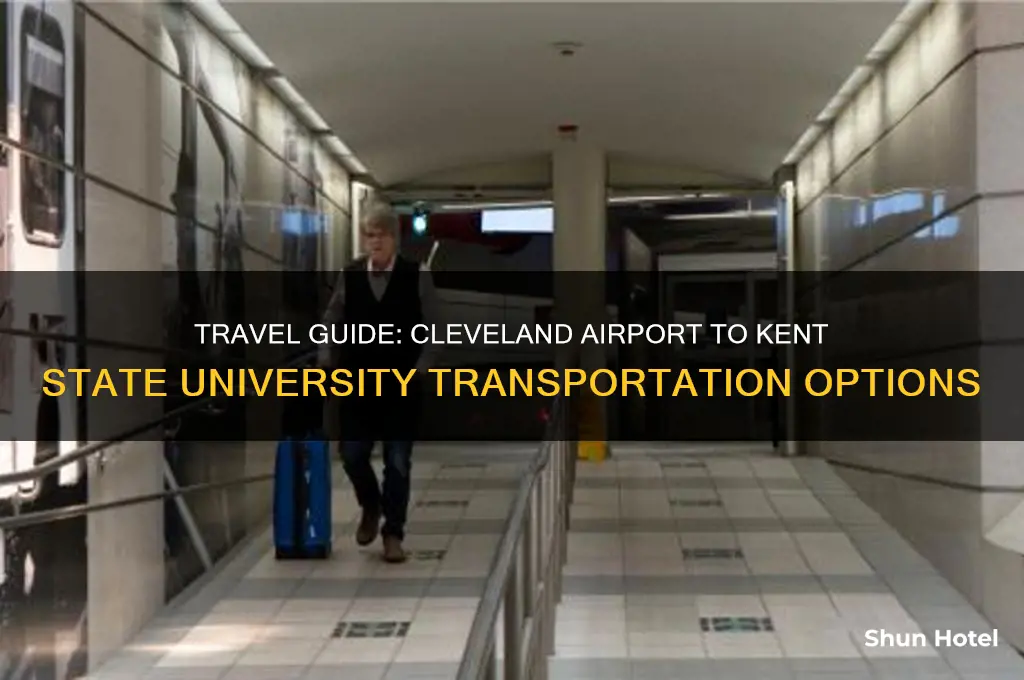 how to get from cleveland airport to kent state university