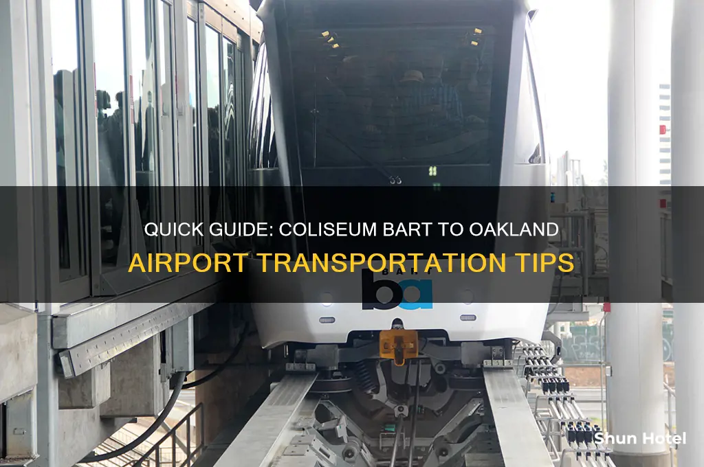how to get from coliseum bart to oakland airport