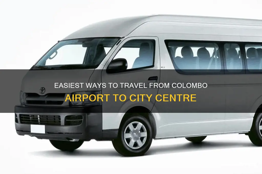 how to get from colombo airport to city centre