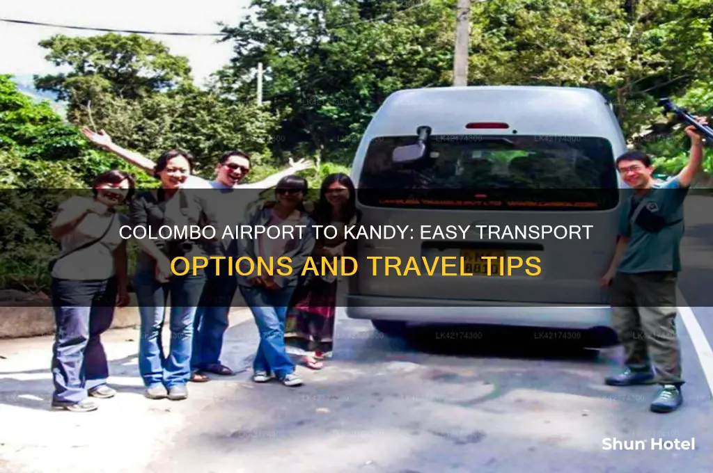 how to get from colombo airport to kandy