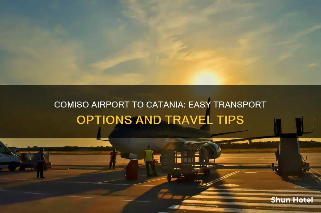 how to get from comiso airport to catania