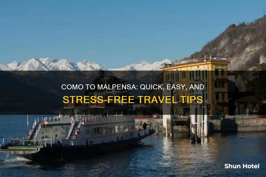 how to get from como to malpensa airport
