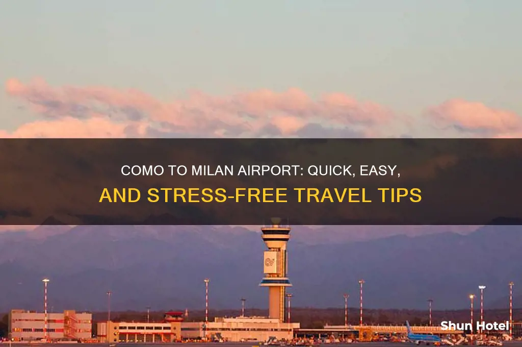how to get from como to milan airport