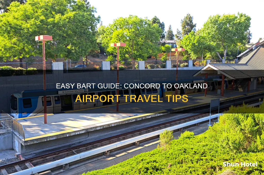 how to get from concord to oakland airport on bart
