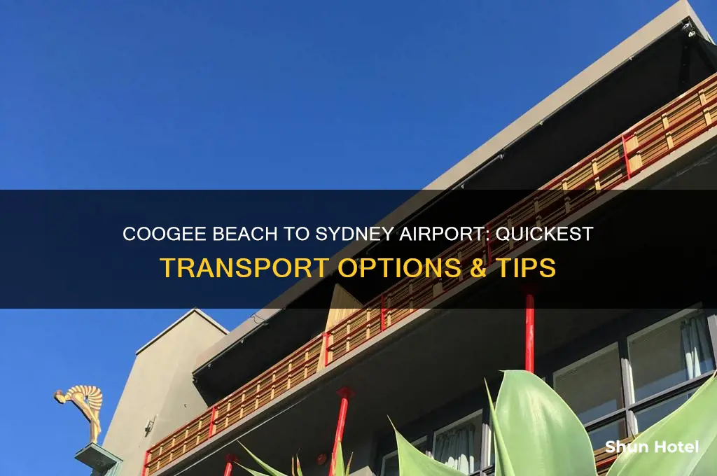 how to get from coogee beach to airport