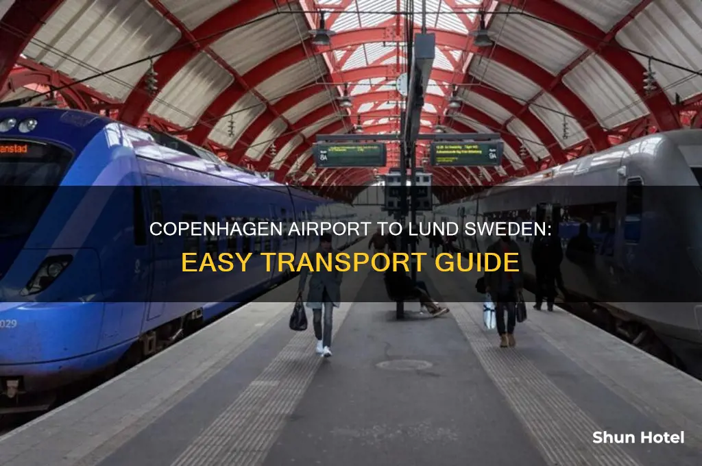 how to get from copenhagen airport to lund sweden