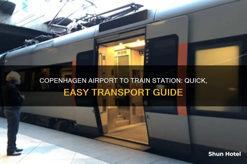 how to get from copenhagen airport to train station