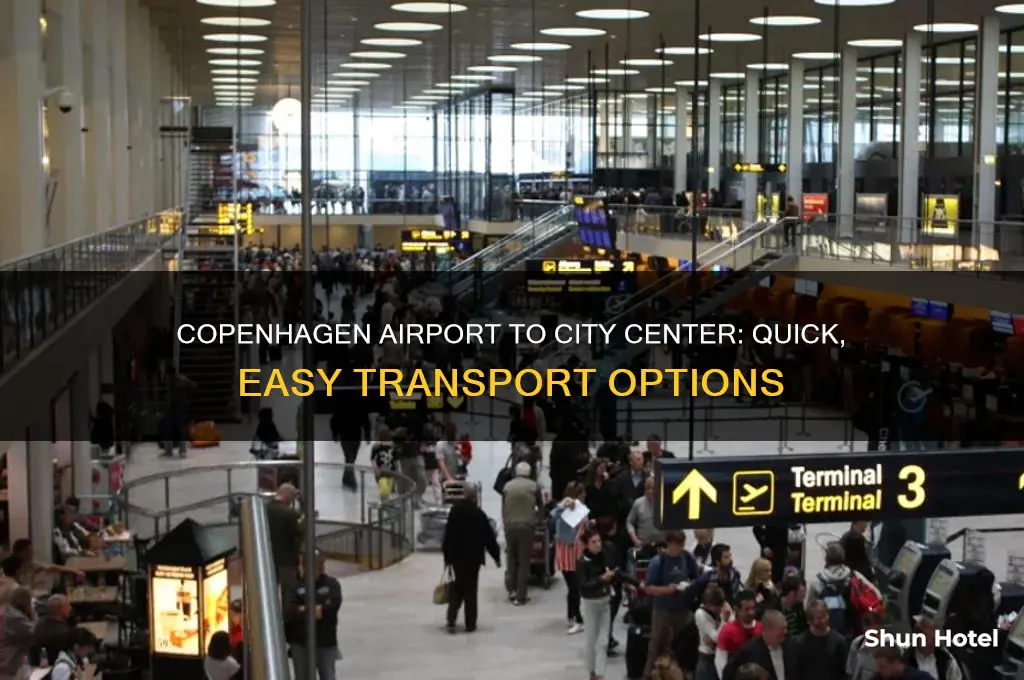 how to get from copenhogan airport to the city