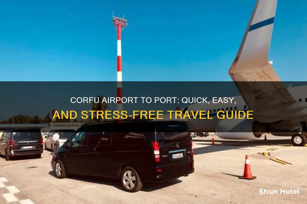 how to get from corfu airport to corfu port
