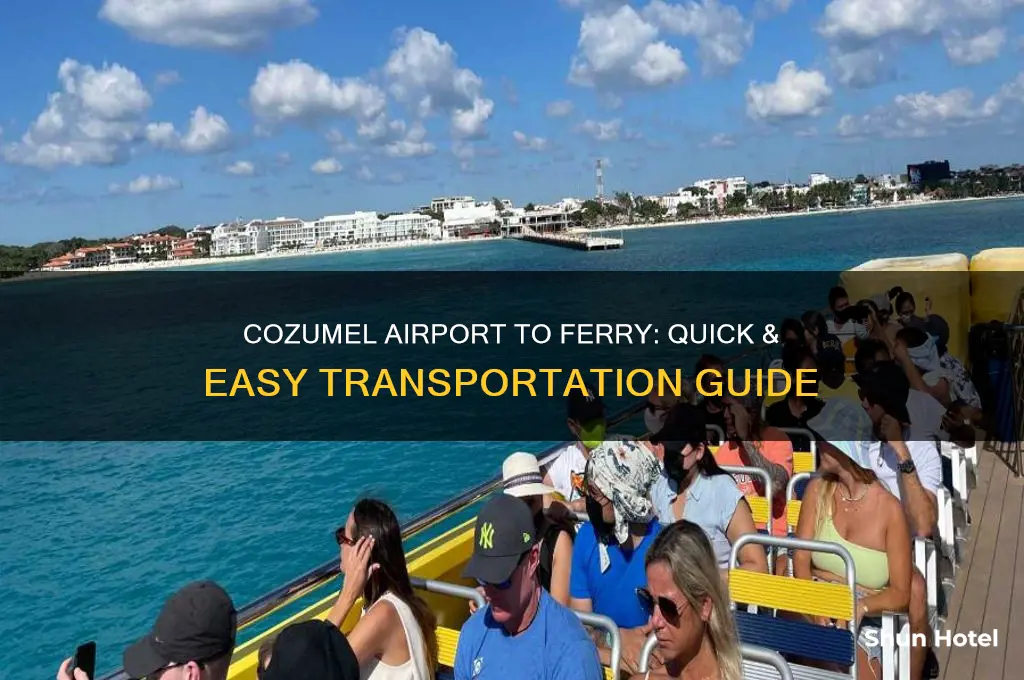 how to get from cozumel airport to ferry