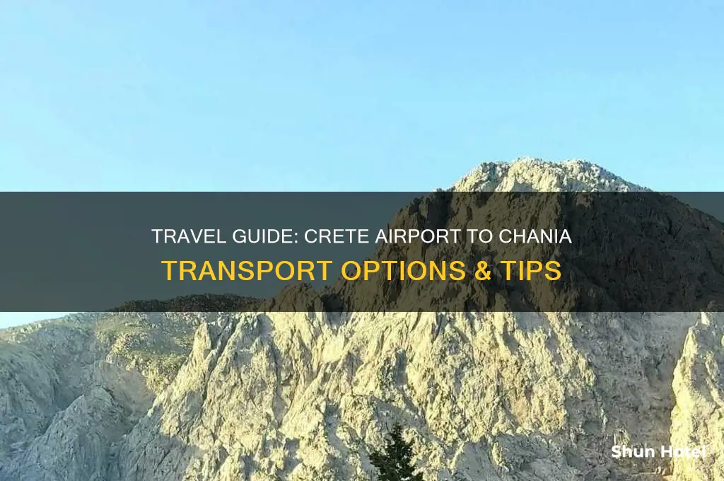 how to get from crete airport to chania