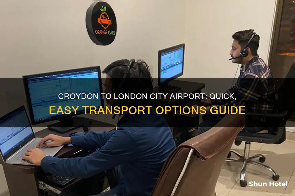 how to get from croydon to london city airport