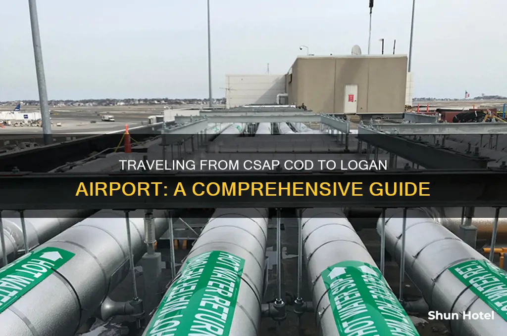how to get from csap cod to logan airport