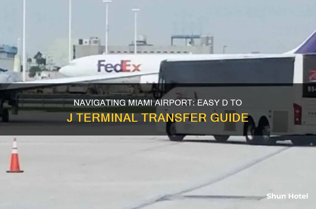 how to get from d to j miami airport