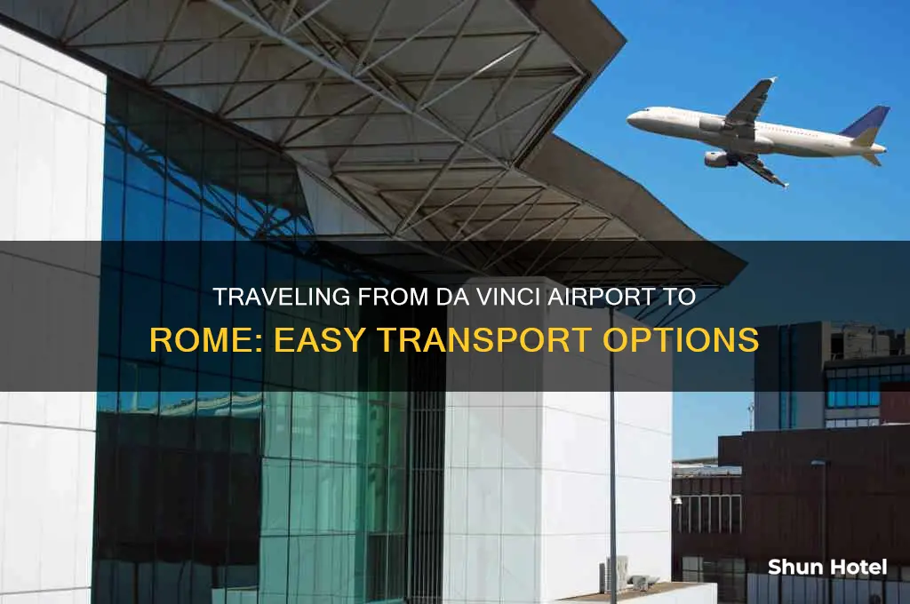 how to get from da vinci airport to rome