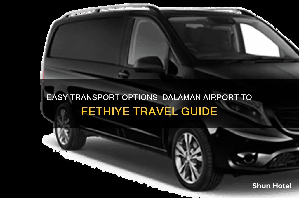 how to get from dalaman airport to fethiye