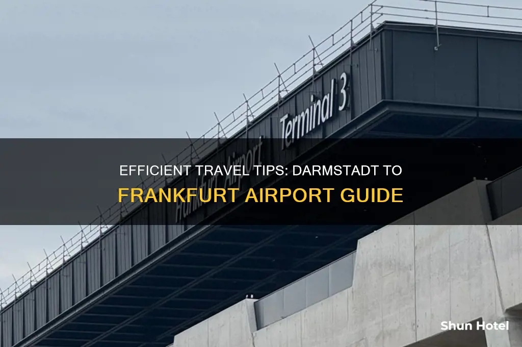 how to get from darmstadt to frankfurt airport