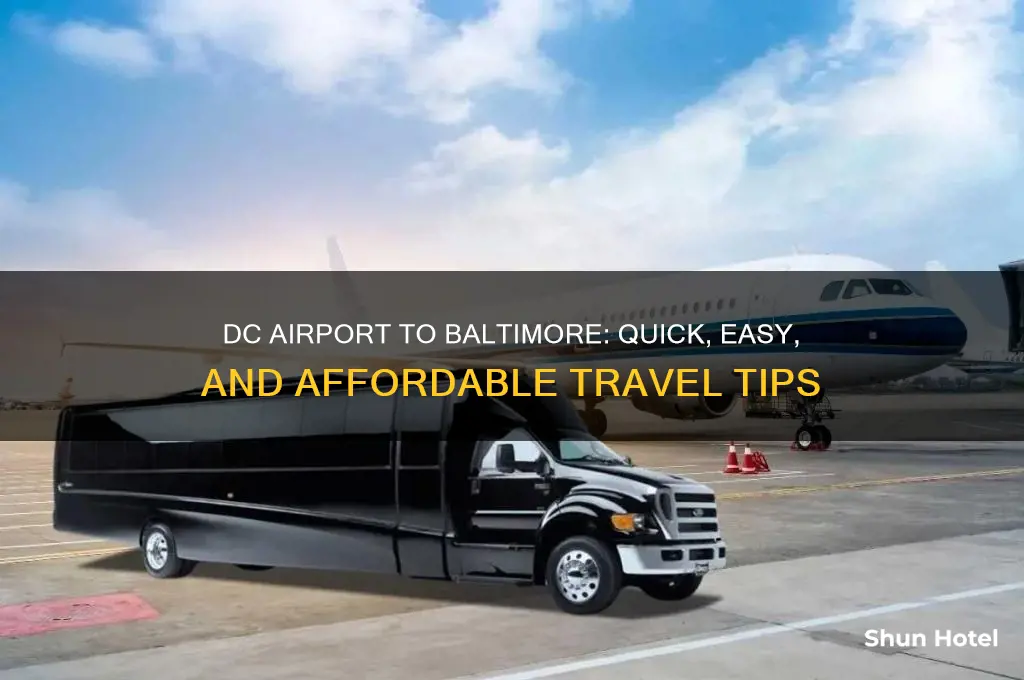 how to get from dc airport to baltimore