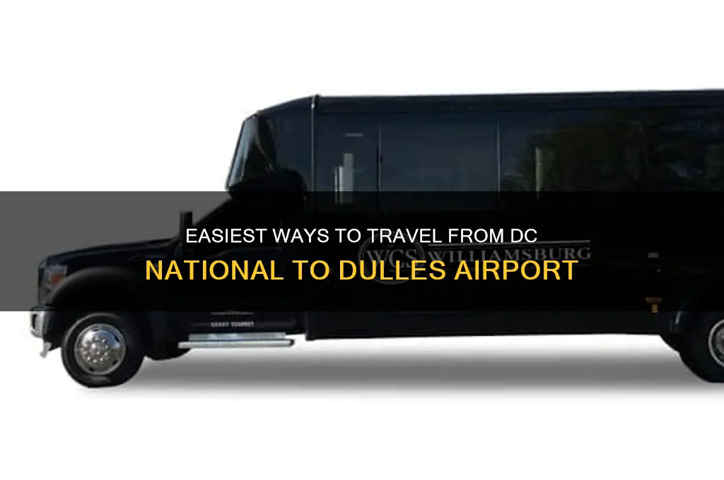 how to get from dc national to dulles airport