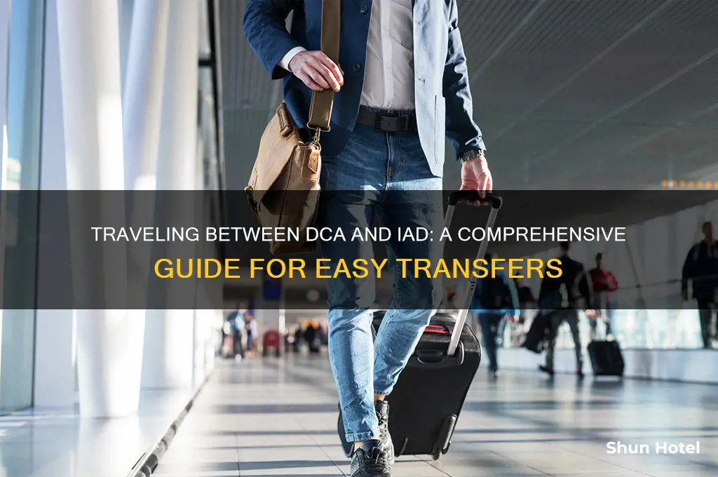 how to get from dca to iad airport