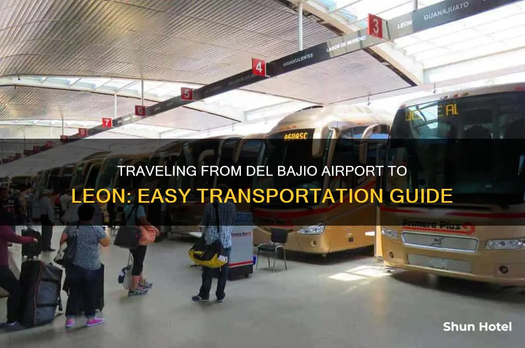 how to get from del bajio airport to leon
