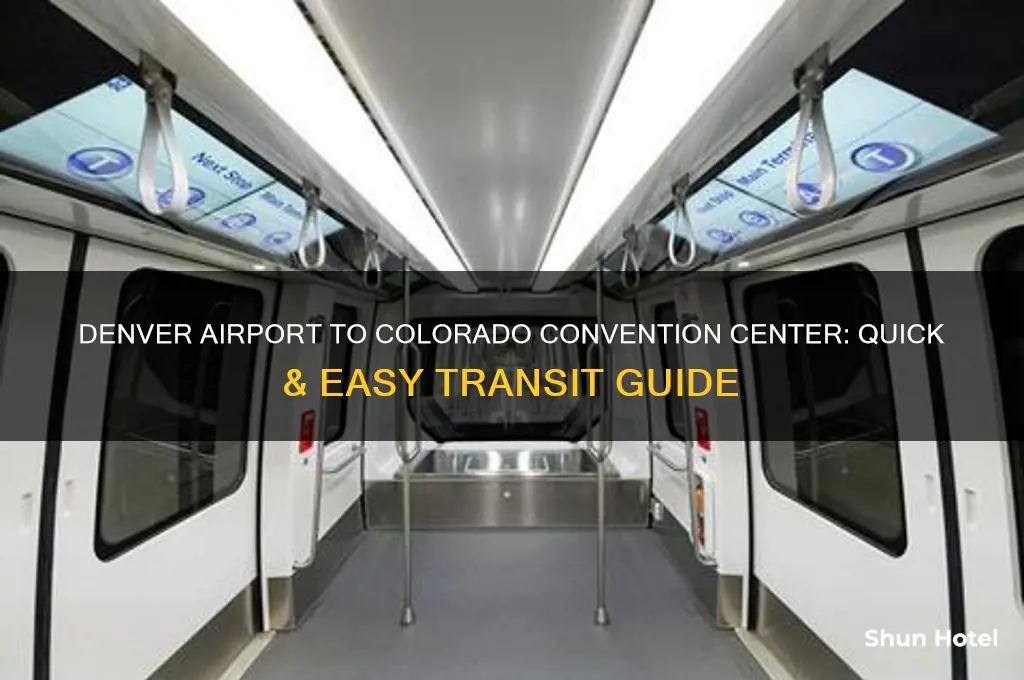 how to get from denver airport o colorado convetnion centre