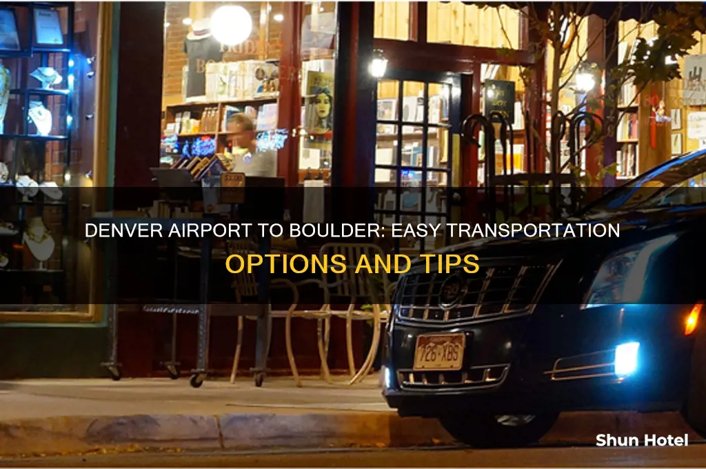 how to get from denver airport to boulder