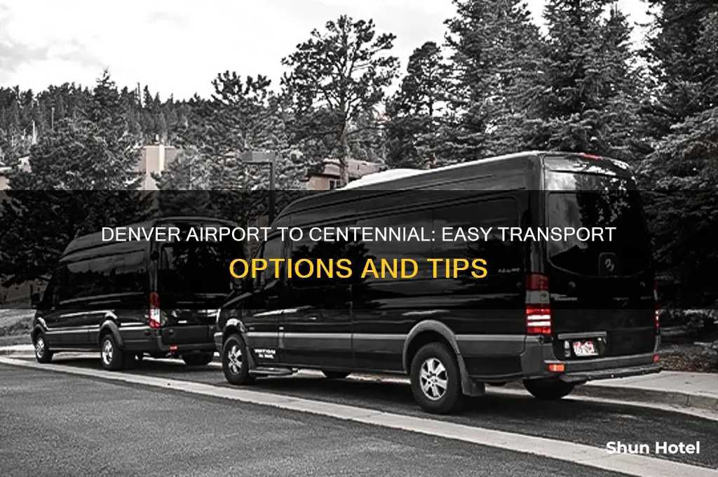 how to get from denver airport to centennial