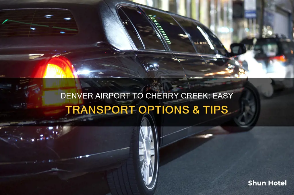 how to get from denver airport to cherry creek