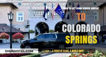 Denver Airport to Colorado Springs: Easy Transportation Options & Tips