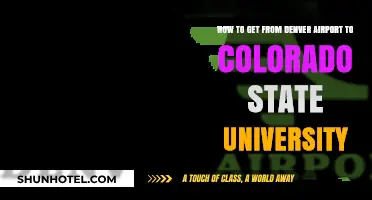 Denver Airport to Colorado State University: Easy Transportation Options
