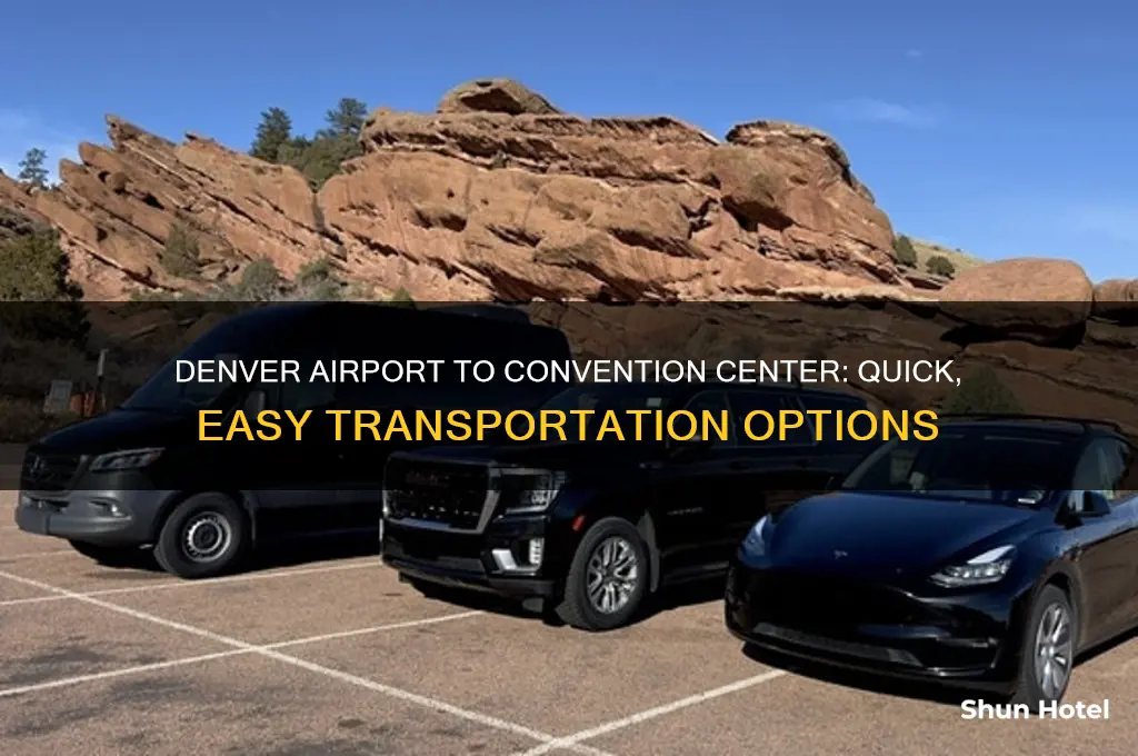 how to get from denver airport to convention center