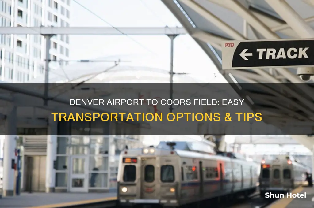 how to get from denver airport to coors field