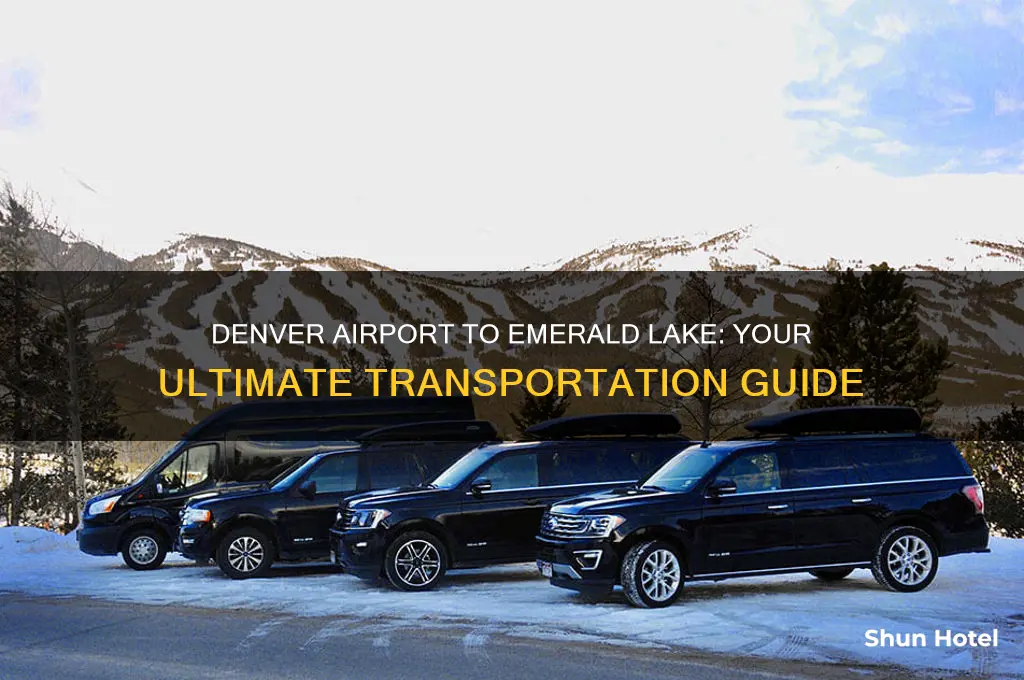 how to get from denver airport to emerald lake