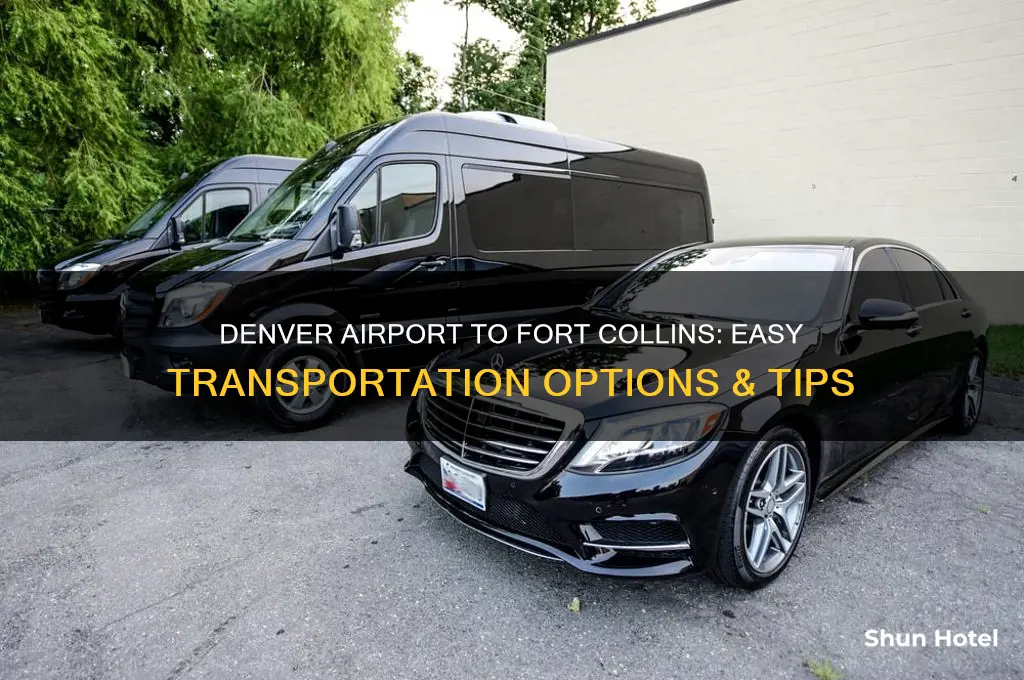 how to get from denver airport to fort collins