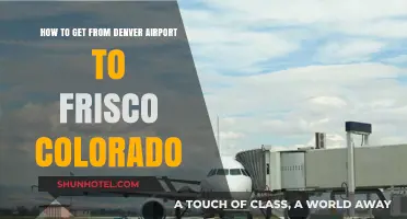 Denver Airport to Frisco: Easy Transportation Options and Travel Tips