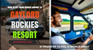 Denver Airport to Gaylord Rockies: Easy Transportation Options & Tips