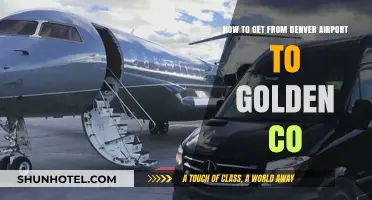Denver Airport to Golden, CO: Easy Transportation Options & Tips