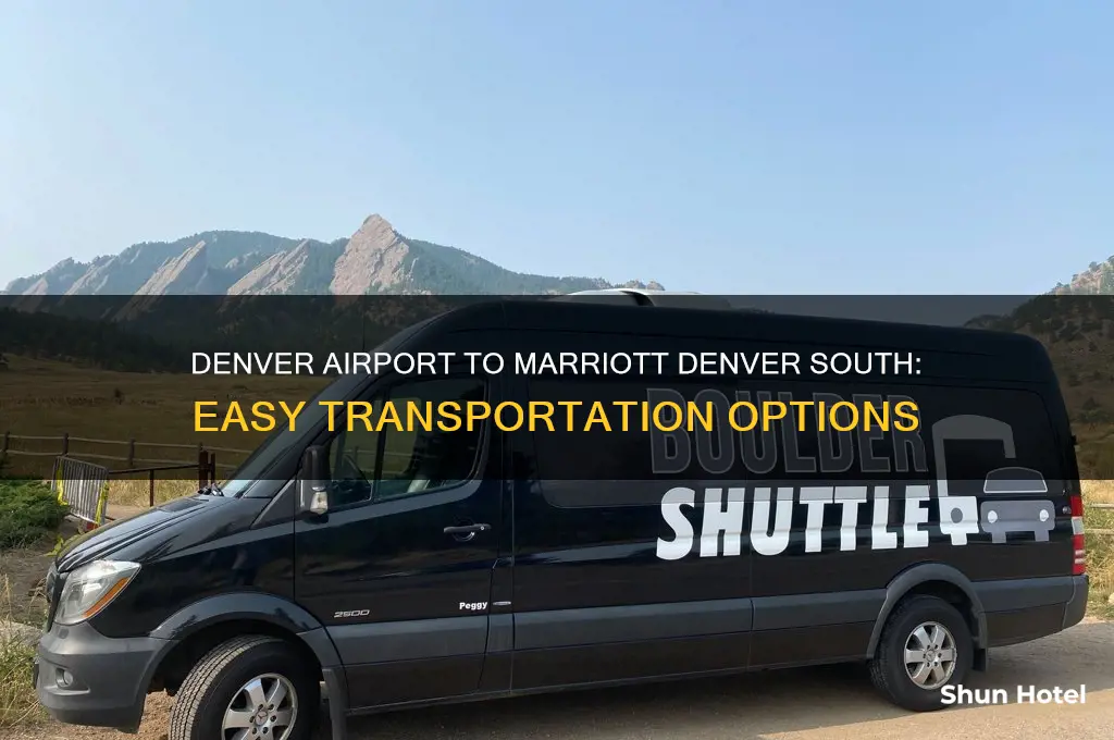 how to get from denver airport to marriott denver south
