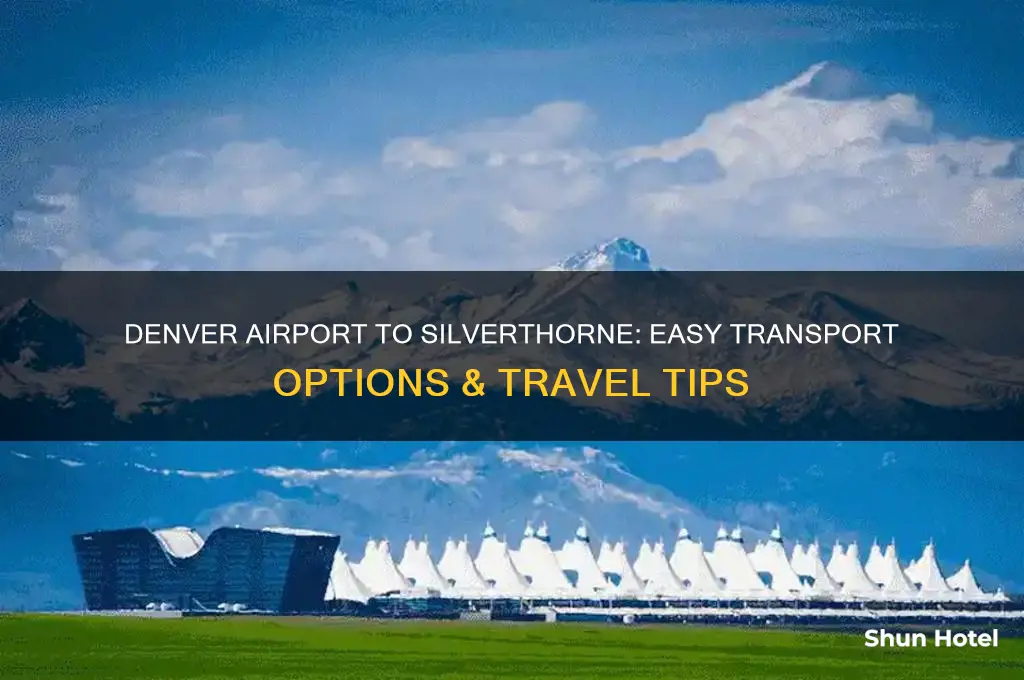how to get from denver airport to silver silverthorne co