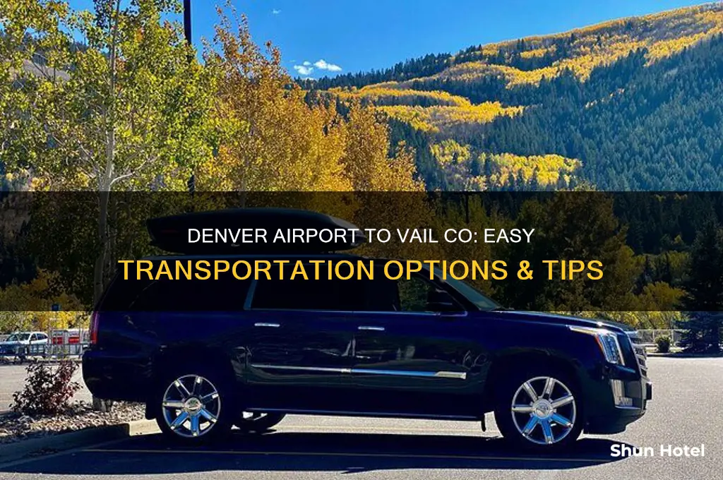 how to get from denver airport to vail co